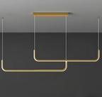 Nowoczesna wisząca lampa LED do wnętrz domowych