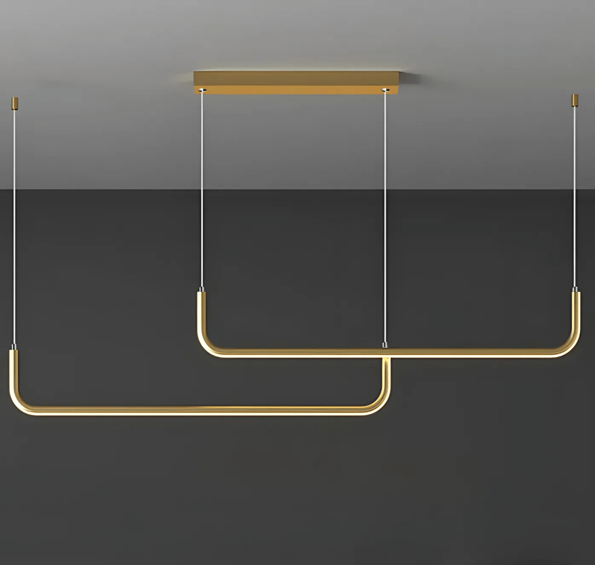 Nowoczesna wisząca lampa LED do wnętrz domowych