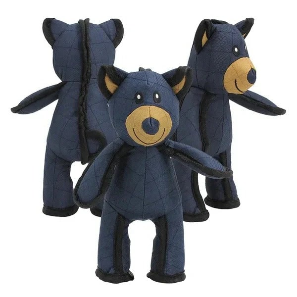 Durable Bear-Shaped Dog Chew Toy with Reinforced Stitching - Image 6
