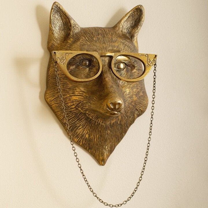 Décoration murale artistique avec tête de cerf – sculpture murale design