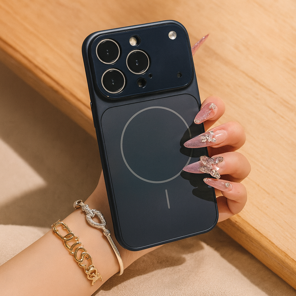 Custodia leggera per telefono con anello magnetico