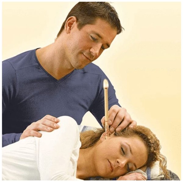 Delikatna świeca do uszu dla czystszych uszu - Środek do usuwania woskowiny