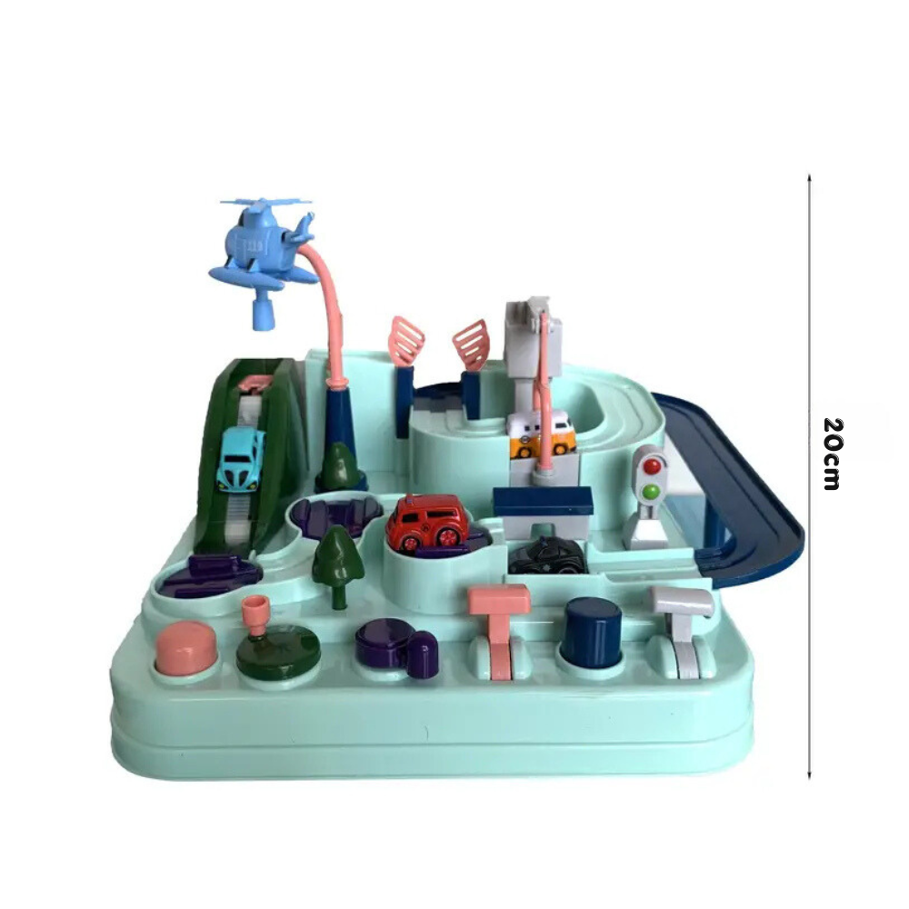 Set magnetico interattivo per bambini con pista per macchinine