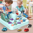 Set magnetico interattivo per bambini con pista per macchinine
