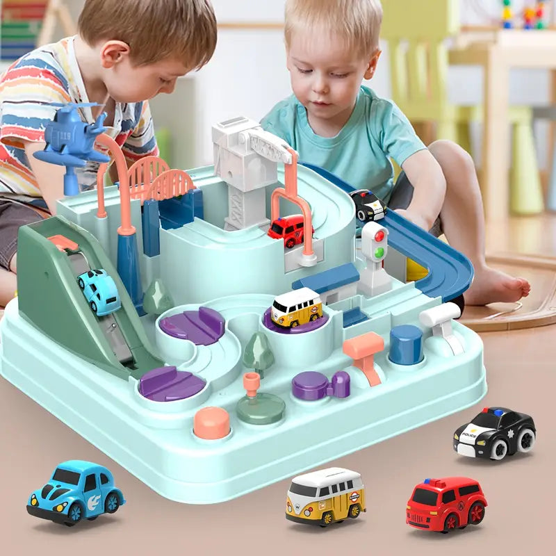 Set magnetico interattivo per bambini con pista per macchinine
