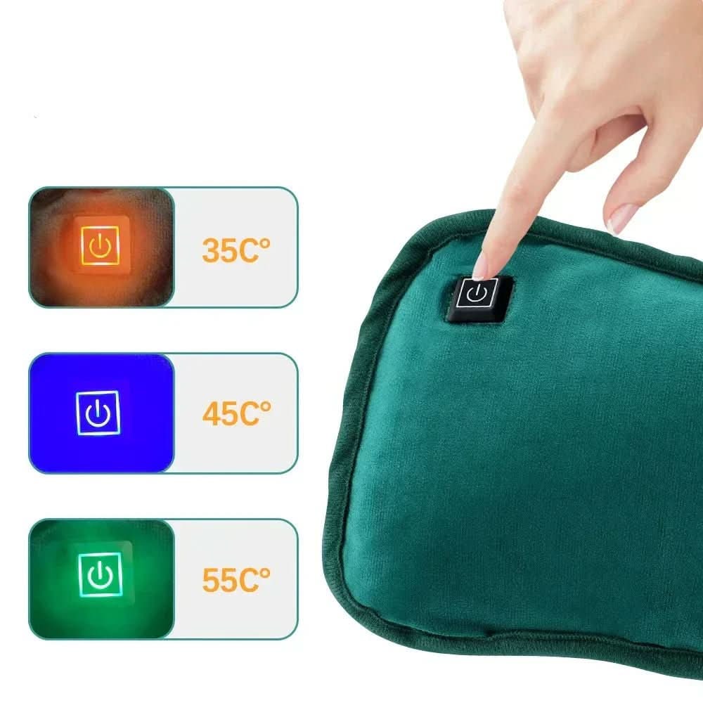 Electric Heating Pad with USB Power and Three Temperature Settings for Back Pain Relief - Image 4