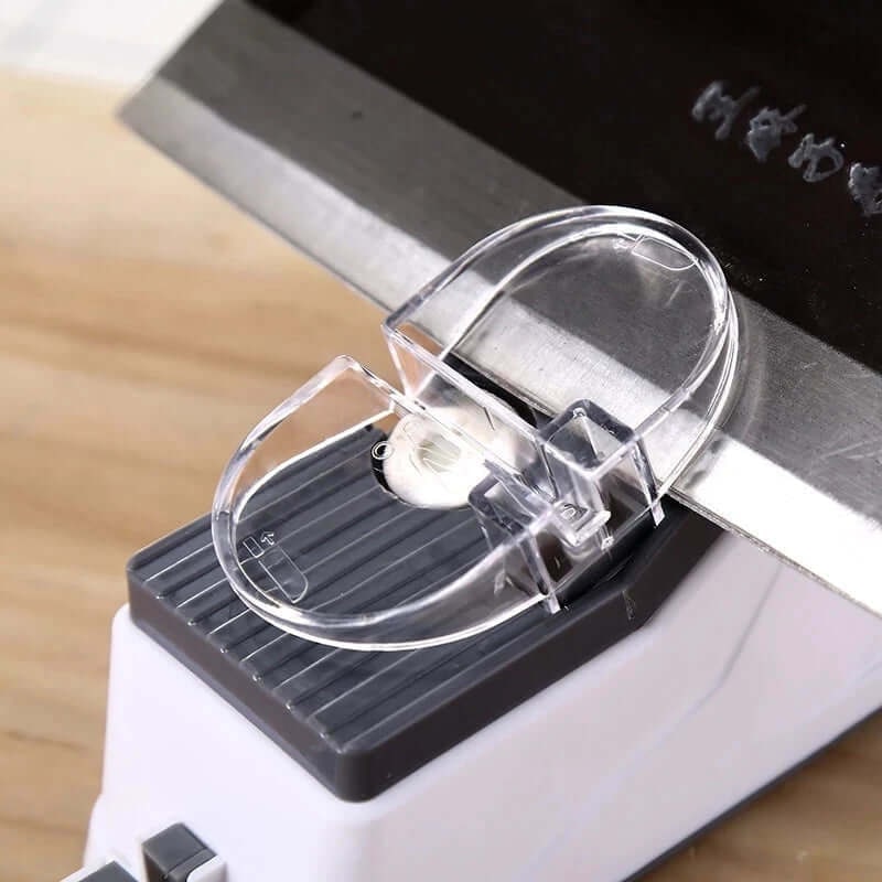 Electric Knife Sharpener with Scissor Slot USB Charging and Automatic Grinding Wheels - Image 3