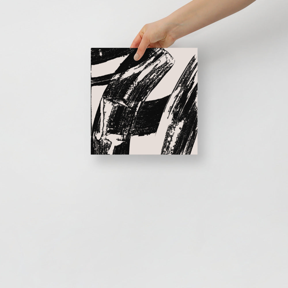 Artystyczny obraz na ścianę z teksturą pędzla