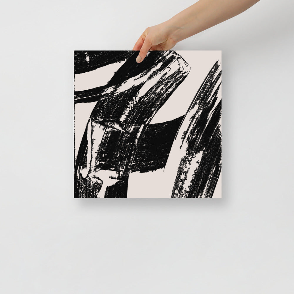 Immagine artistica da parete con texture di pennellate