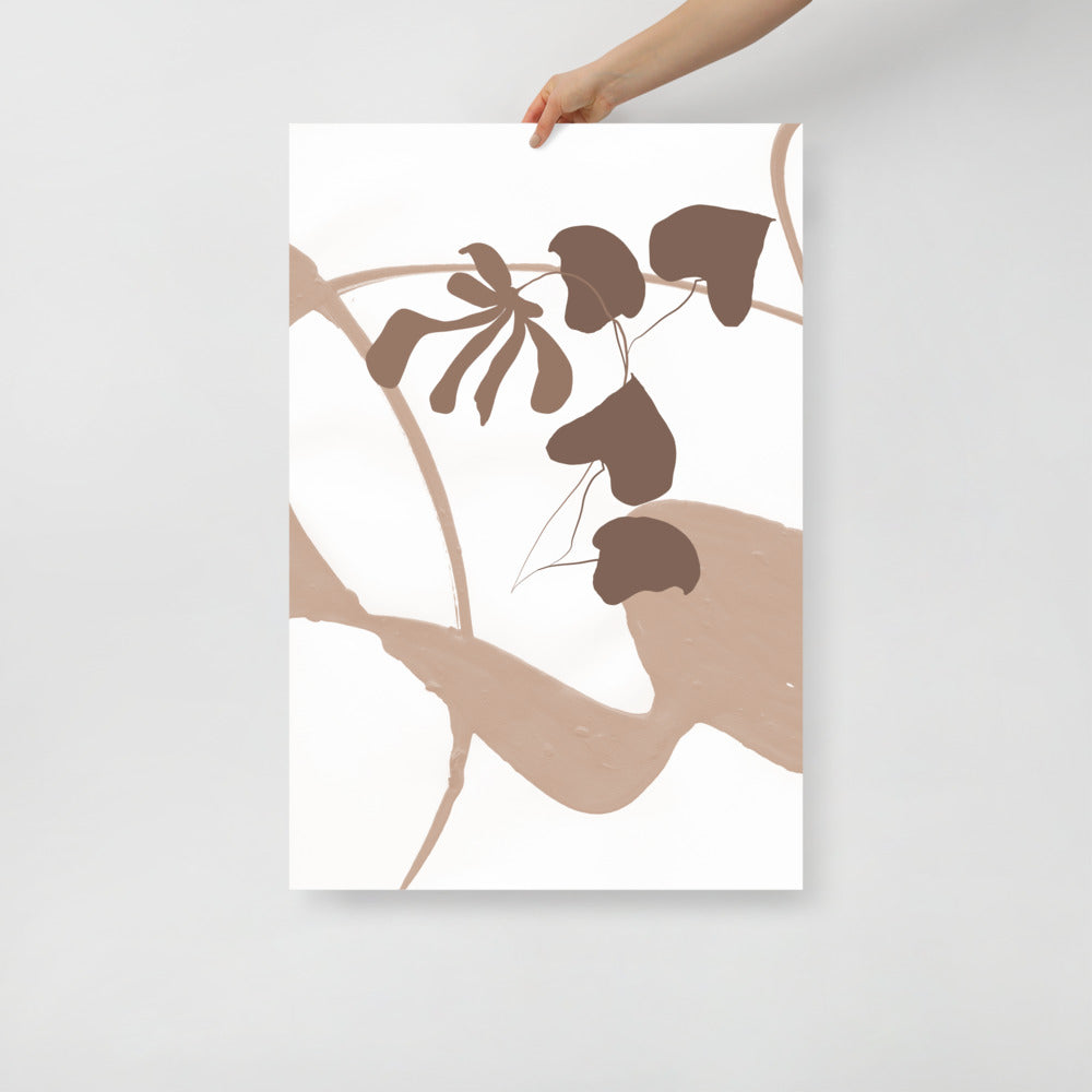 Modern Wall Art Tropical Botanical Leaves