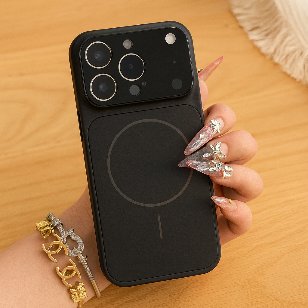 Custodia leggera per telefono con anello magnetico