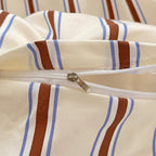 Ponadczasowy Przytulny Zestaw Pościeli w Paski