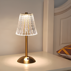 Lampada elegante LED in cristallo con touch e regolazione della luminosità
