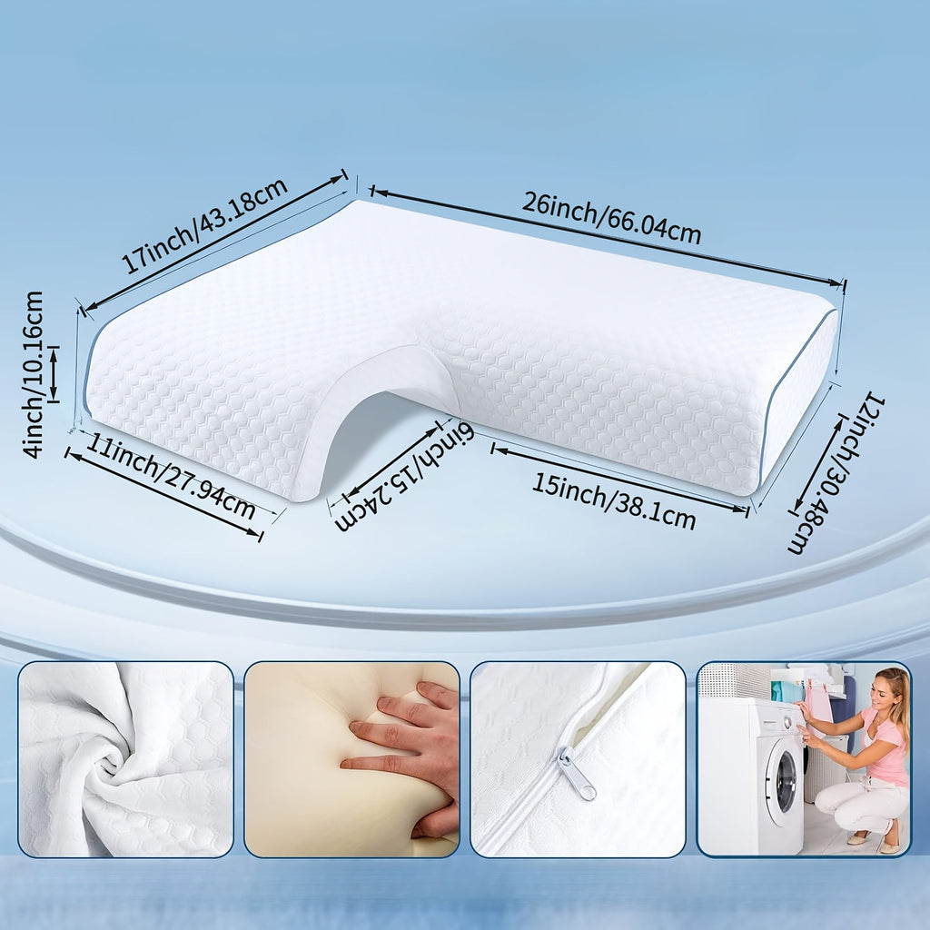 Komfortowa poduszka boczna z podparciem ramienia