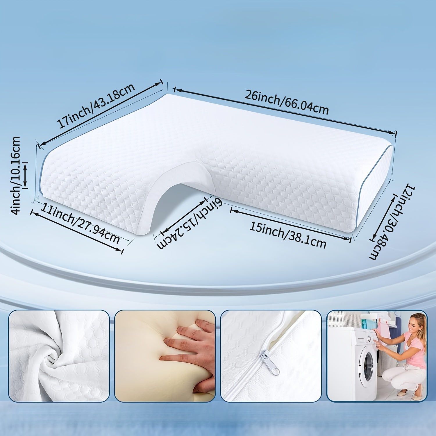 Komfortowa poduszka boczna z podparciem ramienia