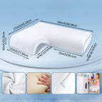 Wygodna poduszka w kształcie litery L – idealna do relaksu i czytania