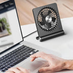Ventilatore da Scrivania Portatile USB con Struttura Pieghevole e Clip