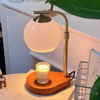 Lampe de table moderne avec chauffage de bougie lumière d'ambiance douce