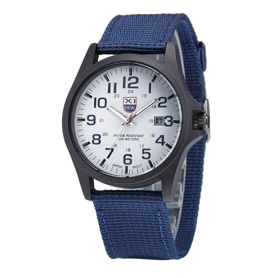 Field Watch with Luminous Hands Military-Style Nylon Strap Date Window - Image 3