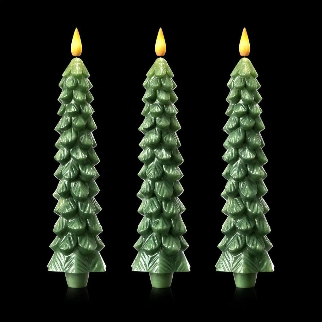 Flameless Christmas Tree Candles with Remote Control Timer and Dimmer - Image 3