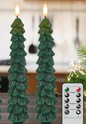 Flameless Christmas Tree Candles with Remote Control Timer and Dimmer - Image 5