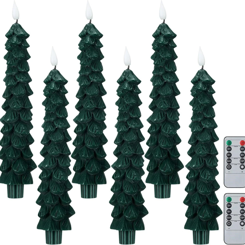 Flameless Christmas Tree Candles with Remote Control Timer and Dimmer - Image 6