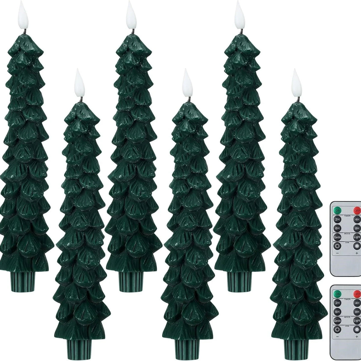 Flameless Christmas Tree Candles with Remote Control Timer and Dimmer - Image 6