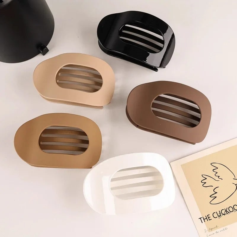 Flat Hair Claw Clip with Matte Finish and Interlocking Teeth for Comfort Hold - Image 7