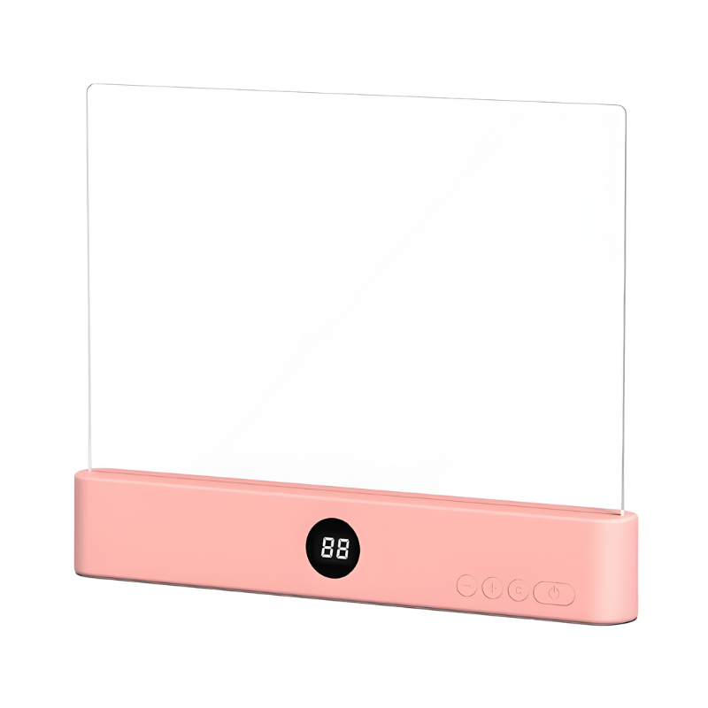 Flat LED Reading Light with Transparent Acrylic Screen and Portable Design - Image 4