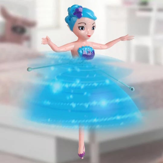 Flying Fairy Doll with Hand Controlled LED Lights and Spinning Propeller Wings - Image 5