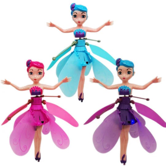 Flying Fairy Doll with Hand Controlled LED Lights and Spinning Propeller Wings - Image 6