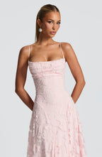 Elegancka Sukienka Maxi z Efektem Drapowania