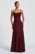 Elegantes Maxikleid mit Drapiereffekt