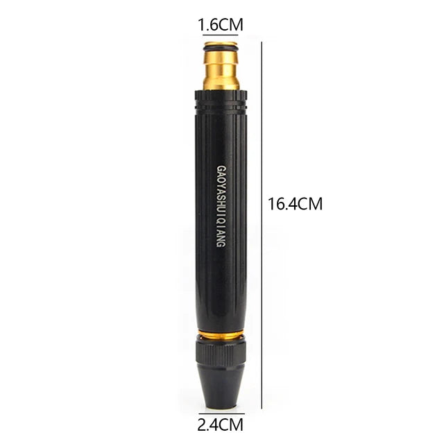 Garden Hose Nozzle with High Pressure Adjustable Spray Tip and Brass Quick-Connect - Image 6