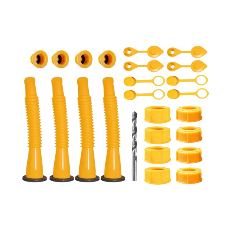 Gas Can Spout Replacement Kit with Flexible Nozzle Gasket Seals and Threaded Caps - Image 20