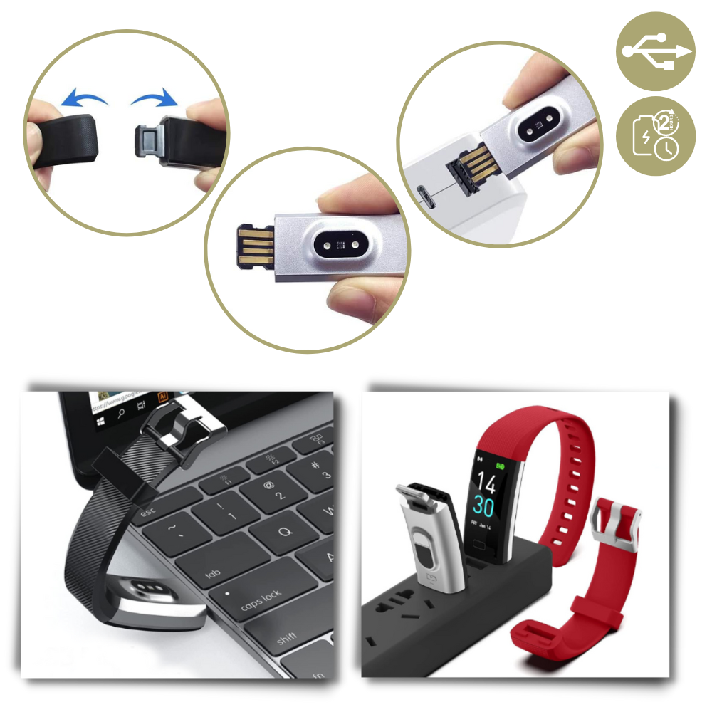 Inteligentny Niezawodny Wodoodporny Zegarek Fitness