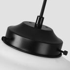 Geometryczna Lampa Wisząca ze Szkła Delikatne Oświetlenie do Wnętrz