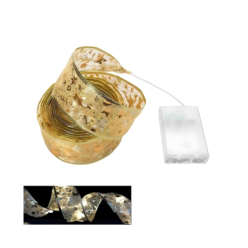 Leuchtende dekorative Weihnachtsbeleuchtung
