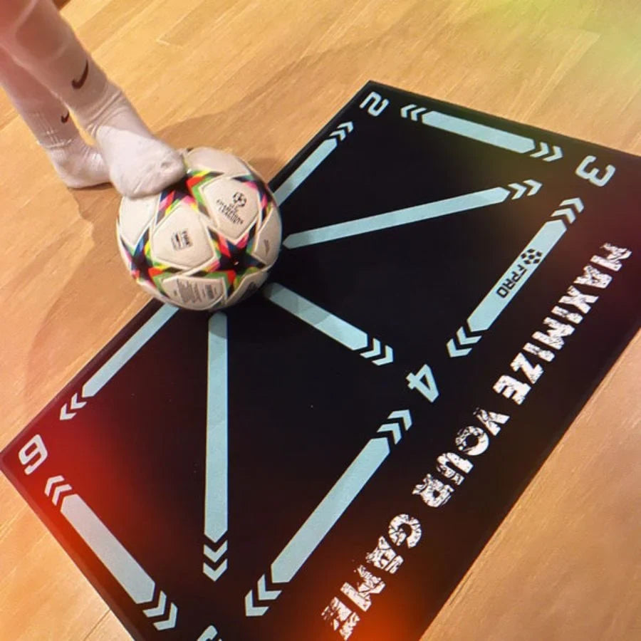 Gym Floor Mat for Soccer Training with Numbered Guides and Non-Slip Backing - Image 6