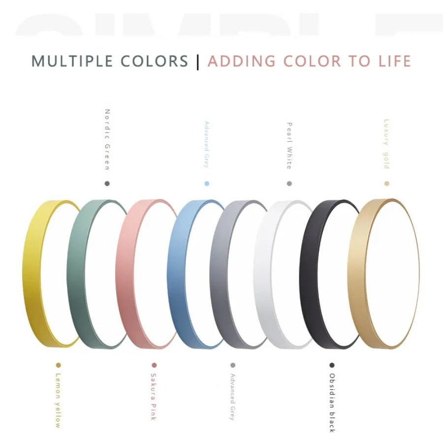 Nowoczesna drewniana lampa sufitowa LED typu plafon