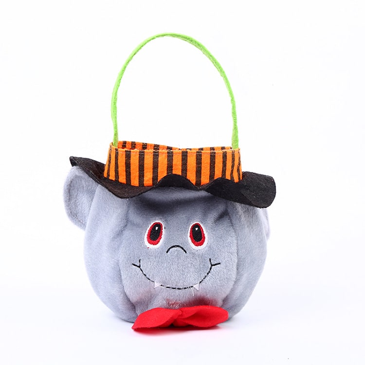 Halloween Candy Bag with Velvet Portable Handbag Design for Kids''' Trick or Treat - Image 1