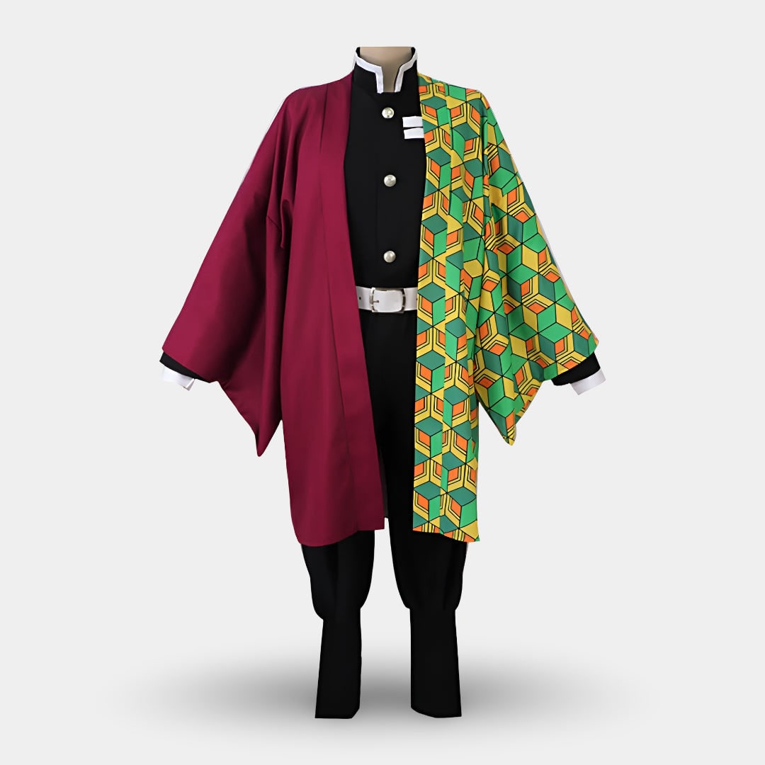 Halloween Cosplay Anime Strój z Narzutką Haori Peruką i ą Liska do Imprezy Tematycznej - Image 5