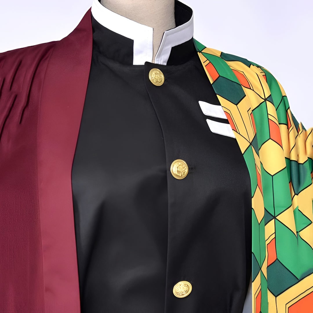 Halloween Cosplay Anime Strój z Narzutką Haori Peruką i ą Liska do Imprezy Tematycznej - Image 6