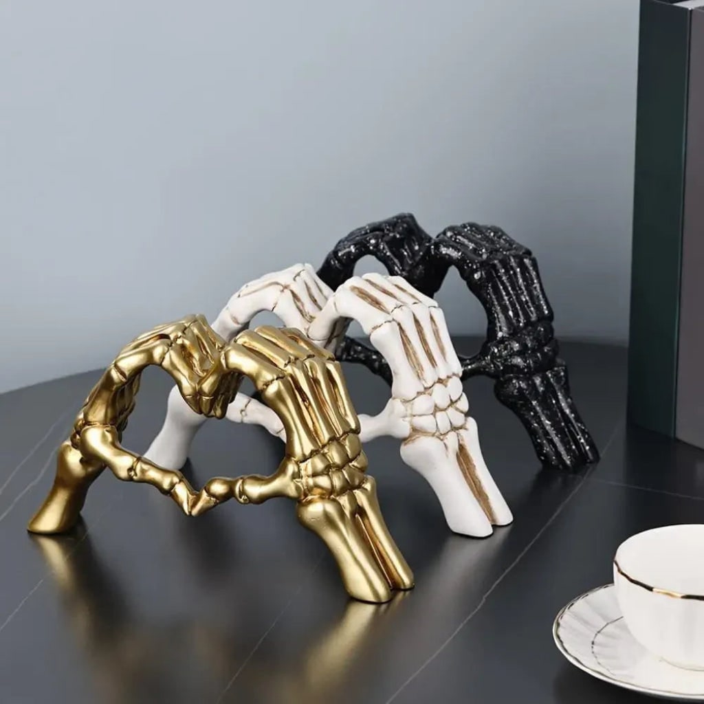 Halloween Dekoracja Domu Figura Szkieletu Serce Gotycka Ozdoba Wnętrz i Przed Domem - Image 6