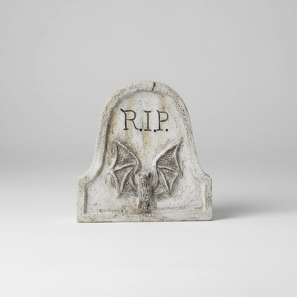 Halloween Dekoracyjne Nagrobki z żywicy Zestaw 4 Sztuki na Ogród Figurki - Image 4