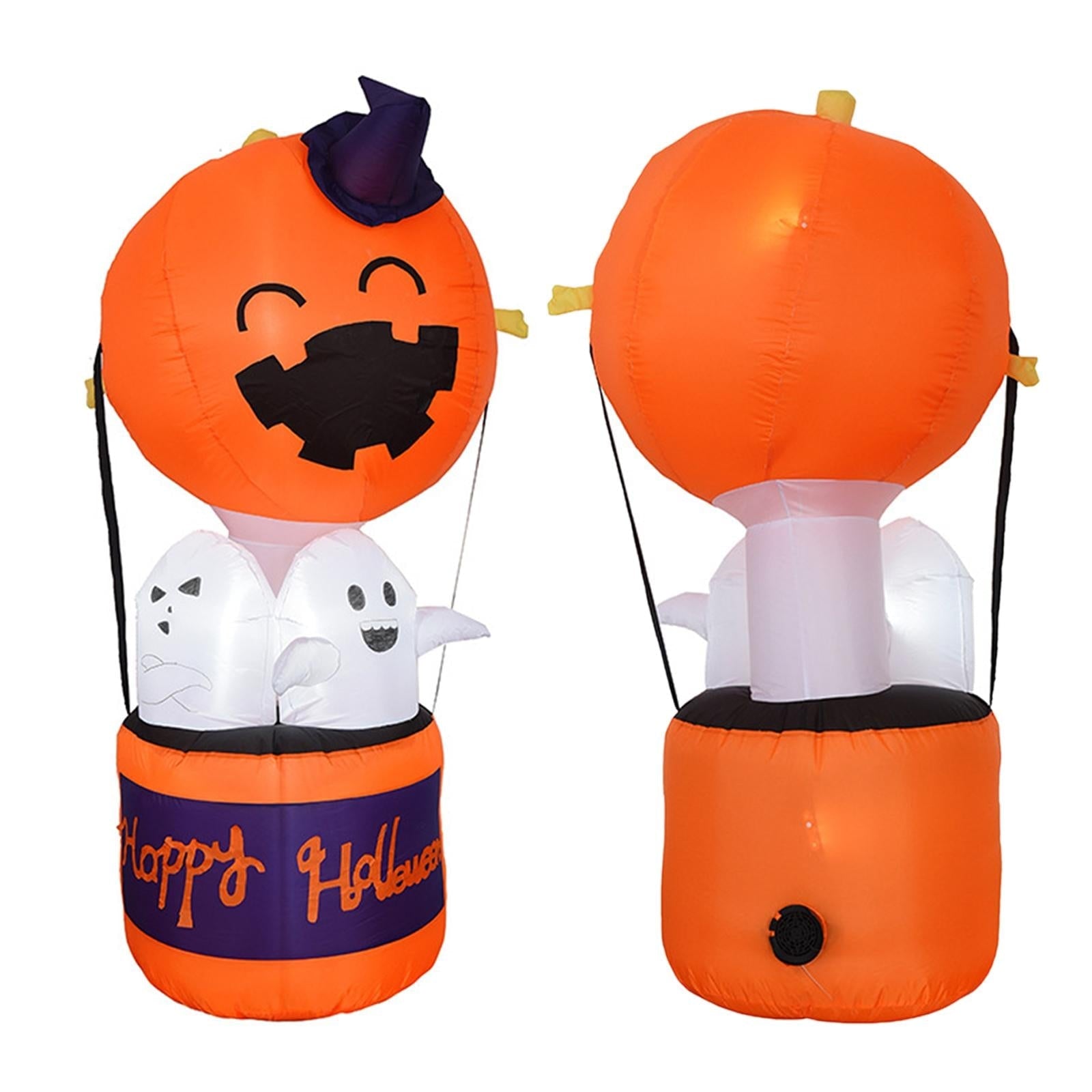 Halloween Dmuchana Dekoracja Dynia z Duchami i Podświetleniem LED do Ogrodu Imprez - Image 4