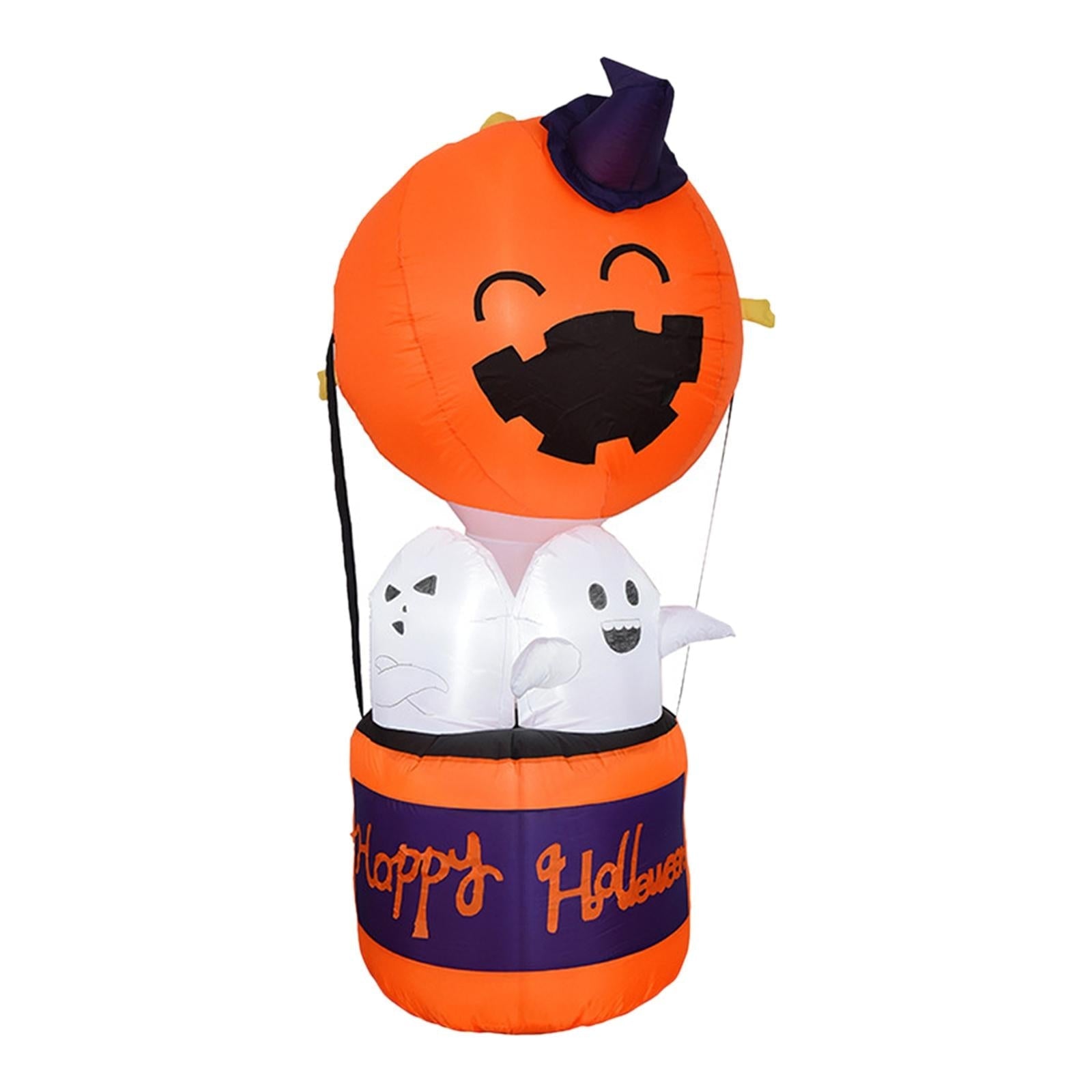 Halloween Dmuchana Dekoracja Dynia z Duchami i Podświetleniem LED do Ogrodu Imprez - Image 5