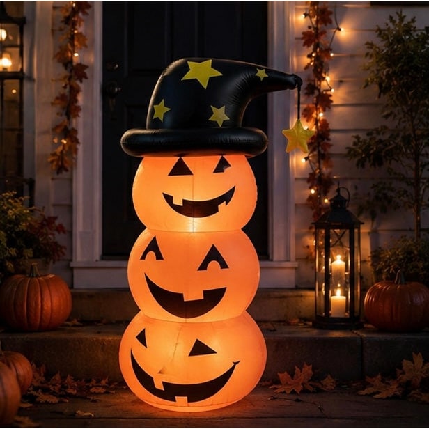 Halloween Dmuchana Dekoracja z Wodną Podstawą i Nadrukiem do Ogrodu Imprezy - Image 12