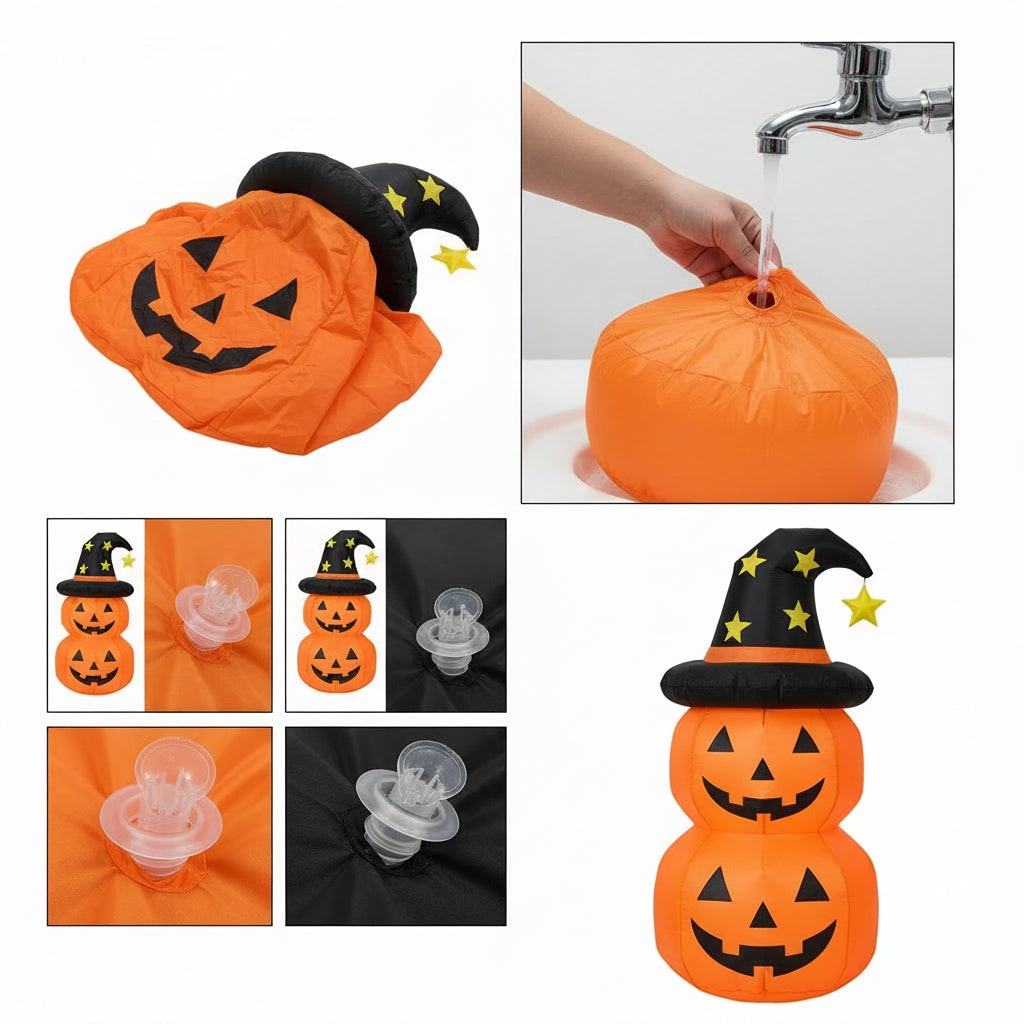 Halloween Dmuchana Dekoracja z Wodną Podstawą i Nadrukiem do Ogrodu Imprezy - Image 3