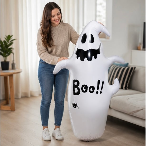 Halloween Dmuchana Dekoracja z Wodną Podstawą i Nadrukiem do Ogrodu Imprezy - Image 9